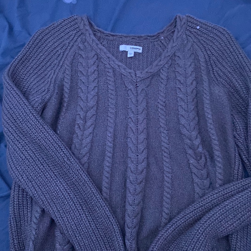 Brown sweater